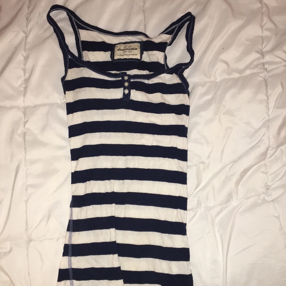Stripped Abercrombie tank top